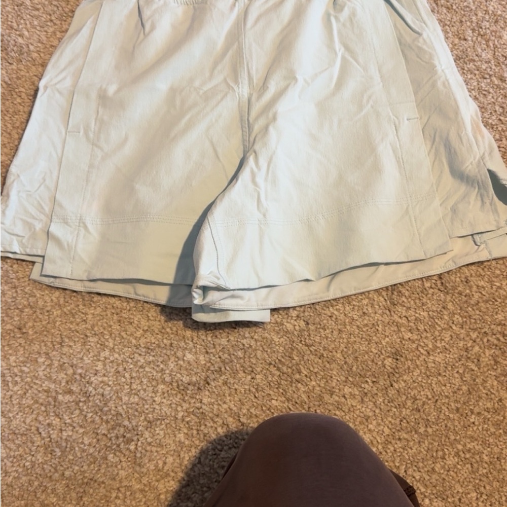 lululemon athletica Light Blue Athletic Shorts